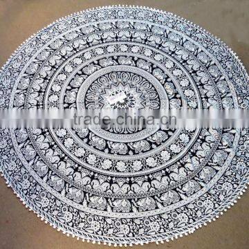 High Quality Round Towel Mandala Beach Tassel large round towels