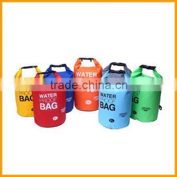 Custom LOGO Outdoor Camping Zip Lock PVC Waterproof Dry Bag