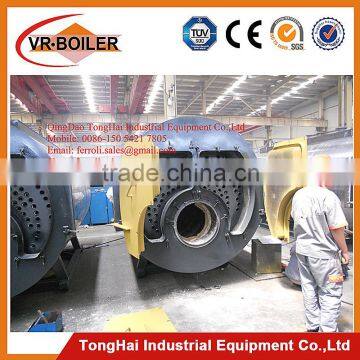 Biogas diesel fired steam boiler