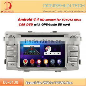 new arrival car 2 din dvd player car radio for Toyota Hilux