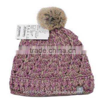 Kenmont Brand Fashion Design Custom Winter Hats With Pom Poms photo-4