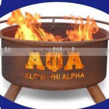 Alpha Phi Alpha RUSTED Fire Pit