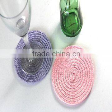 plastic cup coaster/tea coaster