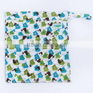AnAnBaby Printed Pul Fabric Baby Diaper Bags With Zipper photo-5