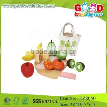 cutting fruit set wooden toys for fruit slice cutting fruit set cutting