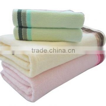 yarn dyed colorful cotton bath towels