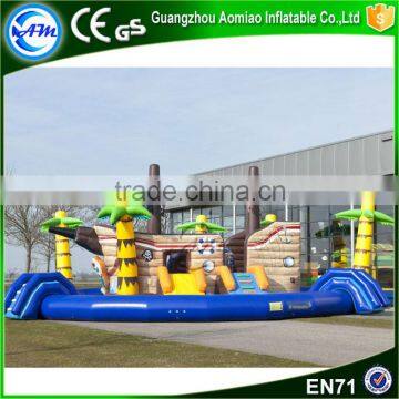 Giant Inflatable Pirate Ship Water Park Slides for Sale Water Park Equipment Price Water Fun Park photo-4