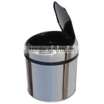 Stainless Steel Inductive Trash Bin Garbage Can