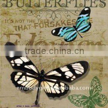 home decor wholesale wedding decoration canvas painting with butterfly designs