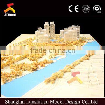 resin architecture model building with 3D Technology.