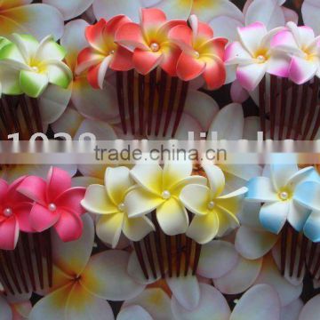 Frangipani hair comb JYF00784