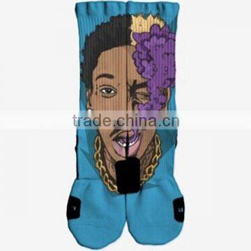 Creative design wholesale custom print socks