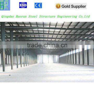 prefabricated galvanized steel structure workshop building