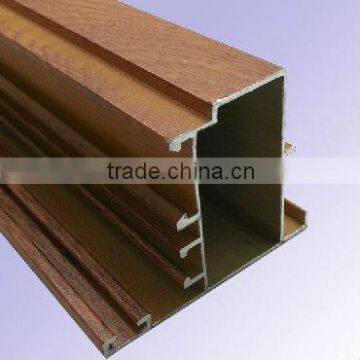 OEM 6063 polish silver aluminum profile for window and door