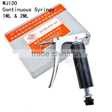 Reusable Automatic Metal Syringe Without Glass Tube