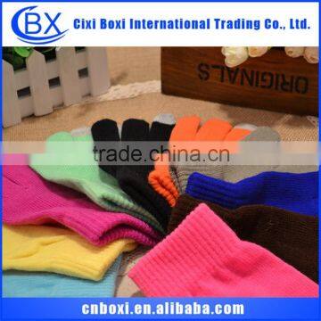 Made in china factory price 2014 top sale black touch gloves