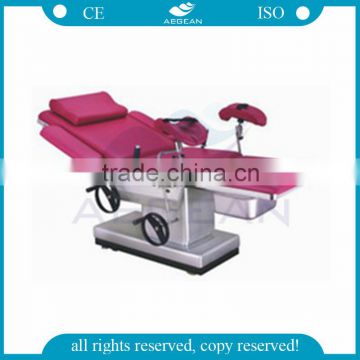 AG-C102C CE ISO adjustable electric hospital delivery surgical obstetric table