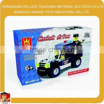 DIY Mini Building Block,Police Car set,Educational Toy