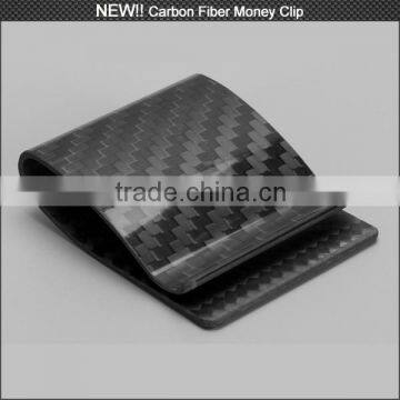 100% full real carbon money clip , unique carbon fibre money clip for birthday gift