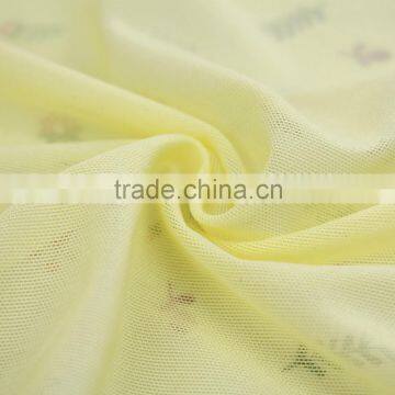 40*50D polyester semigloss mesh fabric for bra lining garment clothing