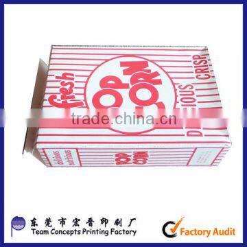 hotsale customize corrugated paper take away box wholesale