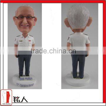 custom your bobble head by 100% handmade cop