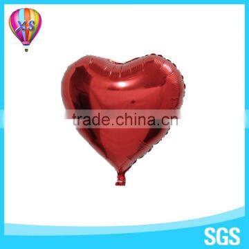 Heart shape decoration foil balloon with custom shape helium foil balloons for party needs and wedding stage events