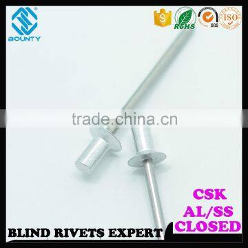 MANUFACTURER CSK HEAD AL/SS CLOSED END BLIND RIVETS photo-3