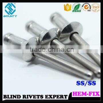 HIGH QUALITY HOT SELLING FACTORY HIGH SHEAR STRENGTH HEM-LOCK BLIND RIVETS FOR TRUCK photo-2