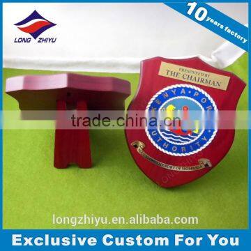 Custom Design Wooden Souvenir Plaque Shields With Low Price photo-2