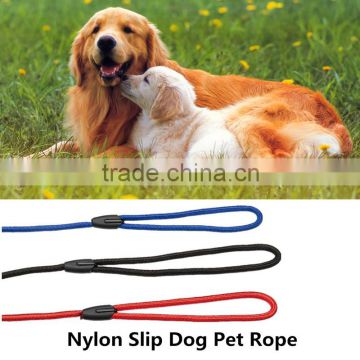 Lowest Price Pet Product Nylon Slip Rope Walk The Dog Pet Lead Dog Pet Leash Soft Strong Working Training 3 Colors