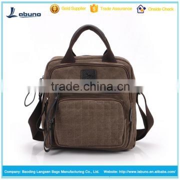 2016 laptop compartment with Canvas leisured school backpack bag                        
                                                                                Supplier's Choice