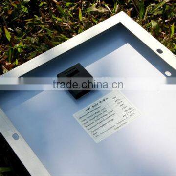 18W Tempered Glass Laminated Sunpower Solar Panel Price China photo-3