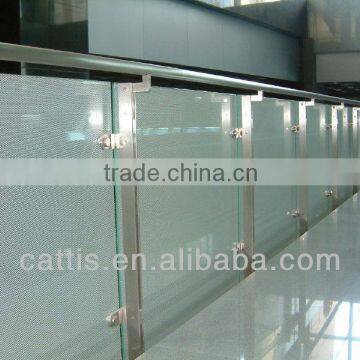 frosted/blasting glass handrail panles YT107