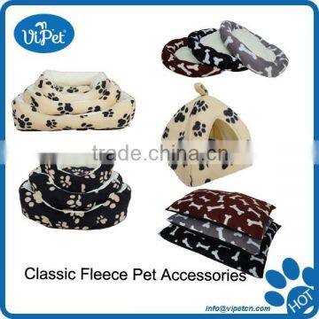 Wholesale cheap pet bed for dogs & Multi fleece style available