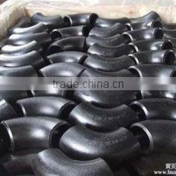 carbon steel seamless elbow&45&90D BUTT WELD pipe fittings&bend black painting