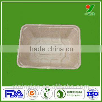 airline bagasse 7 inch disposable plate