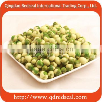 Wasabi coated green peas