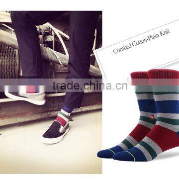 2016 Newest Design Stripe Crew Basketball Socks photo-4