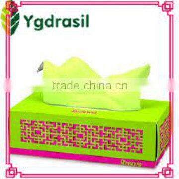 Virgin Wood Pulp Material and Home Application box facial tissue paper