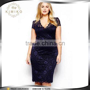 Fashion Lace Plus Size Dress,Fat Women Dresses,Plus size Women Clothing