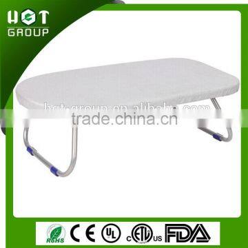 small movable computer desk table ironing board/desk top mini ironing board