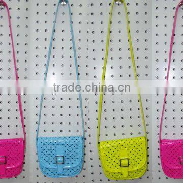 pvc love heart haversack bag