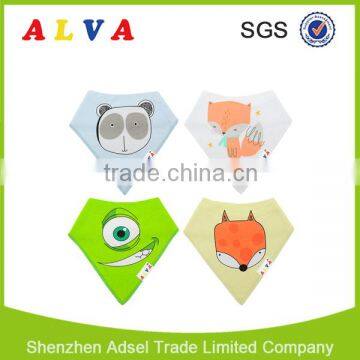 New Pattern Super Absorbent Cotton Bandana Bibs for Baby Wholesale High Quality Baby Bibs Supplier's Choice photo-3