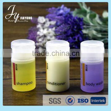 Best selling square pvc bottle transparent shampoo bottle for hotel