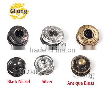 Metal Press Studs Sewing Button Snap Fasteners Sewing Leather Craft Clothes Bags #GZ153-12