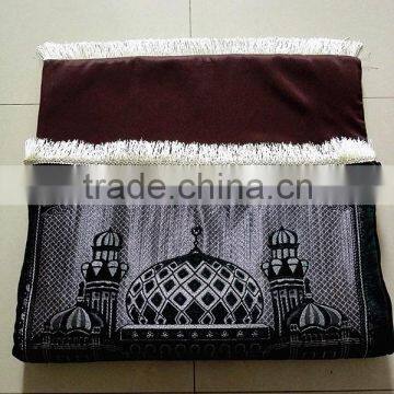 Good quality 2cm memory foam prayer mat, fabric backing with zipper for easlier washing