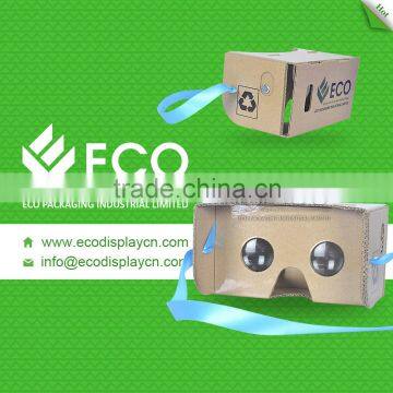 Handfree Easy Assemble Cardboard 3D Glass VR Vitual Reality Glasses