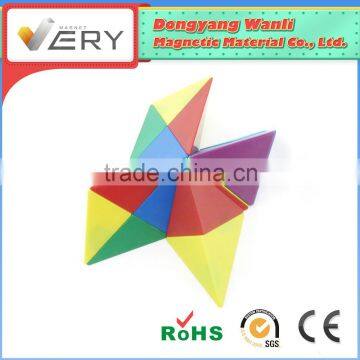 Form recognition in 2D&3D magnetic construction building educational toy wholesale