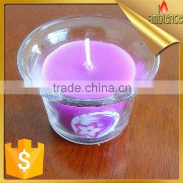 2016 Promotion Candle scented decoractive glass candle